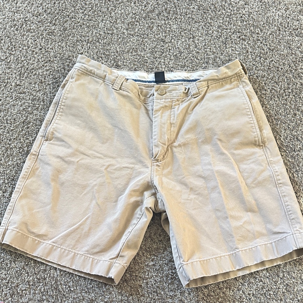 J Crew Cotton Shorts in Light Khaki